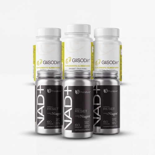 Pack GliSODin + NAD+ RESET (3+3 unidades)